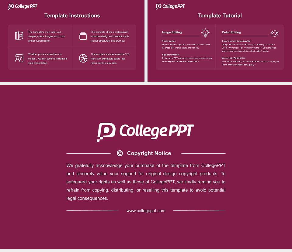 Orion Technical College Academic Presentation/Research Findings Report PPT Template16:9 ratio PPT effect preview image5
