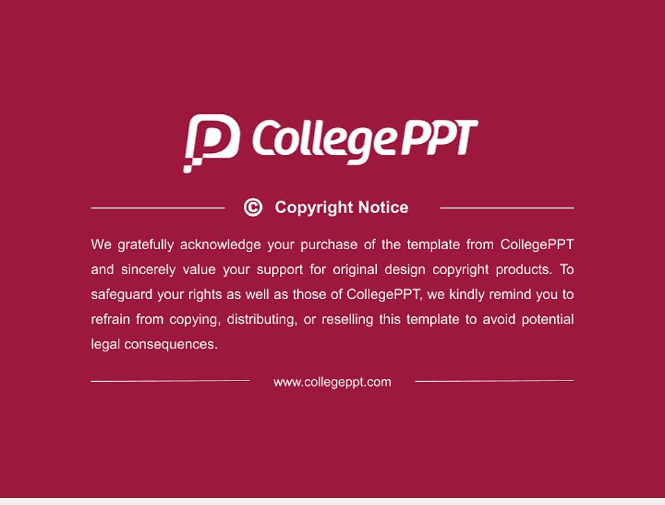Hampden-Sydney College Resume PPT Template4:3 ratio PPT effect preview image5