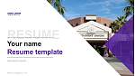 Grand Canyon University Resume PPT Template