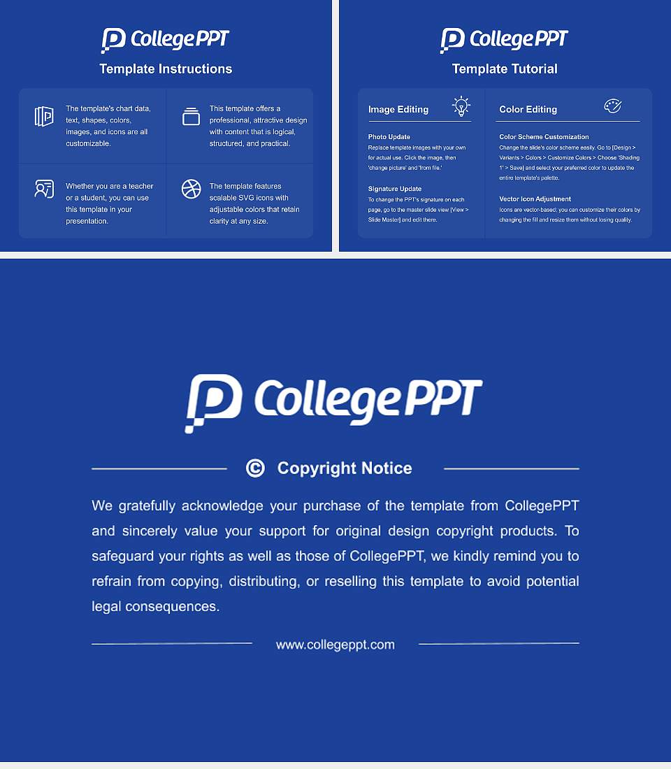 Georgian Court University Course/Courseware Creation PPT Template4:3 ratio PPT effect preview image5