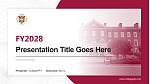 Hampden-Sydney College Academic Presentation/Research Findings Report PPT Template