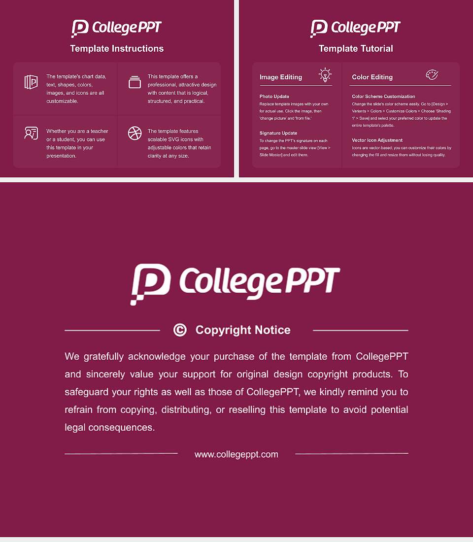 Orion Technical College Course/Courseware Creation PPT Template4:3 ratio PPT effect preview image5
