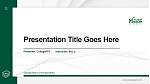 George Mason University(GMU) Thesis Proposal/Graduation Defense PPT Template