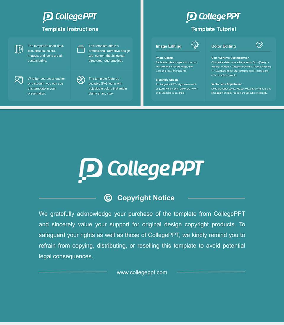 Graduate Theological Union Course/Courseware Creation PPT Template4:3 ratio PPT effect preview image5