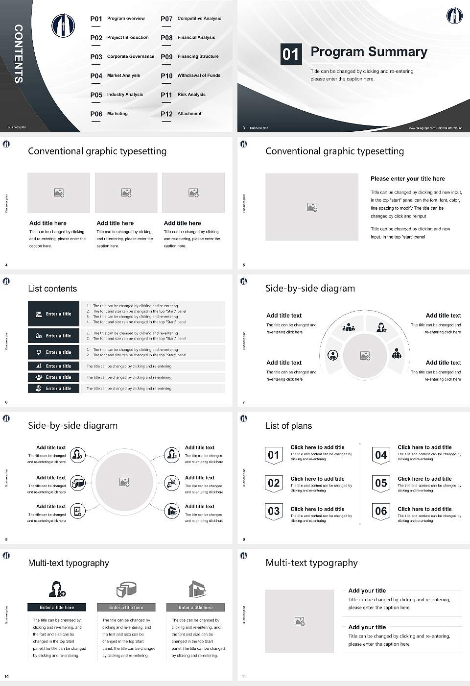 George Fox University Competition/Entrepreneurship Contest PPT Template16:9 ratio PPT effect preview image2
