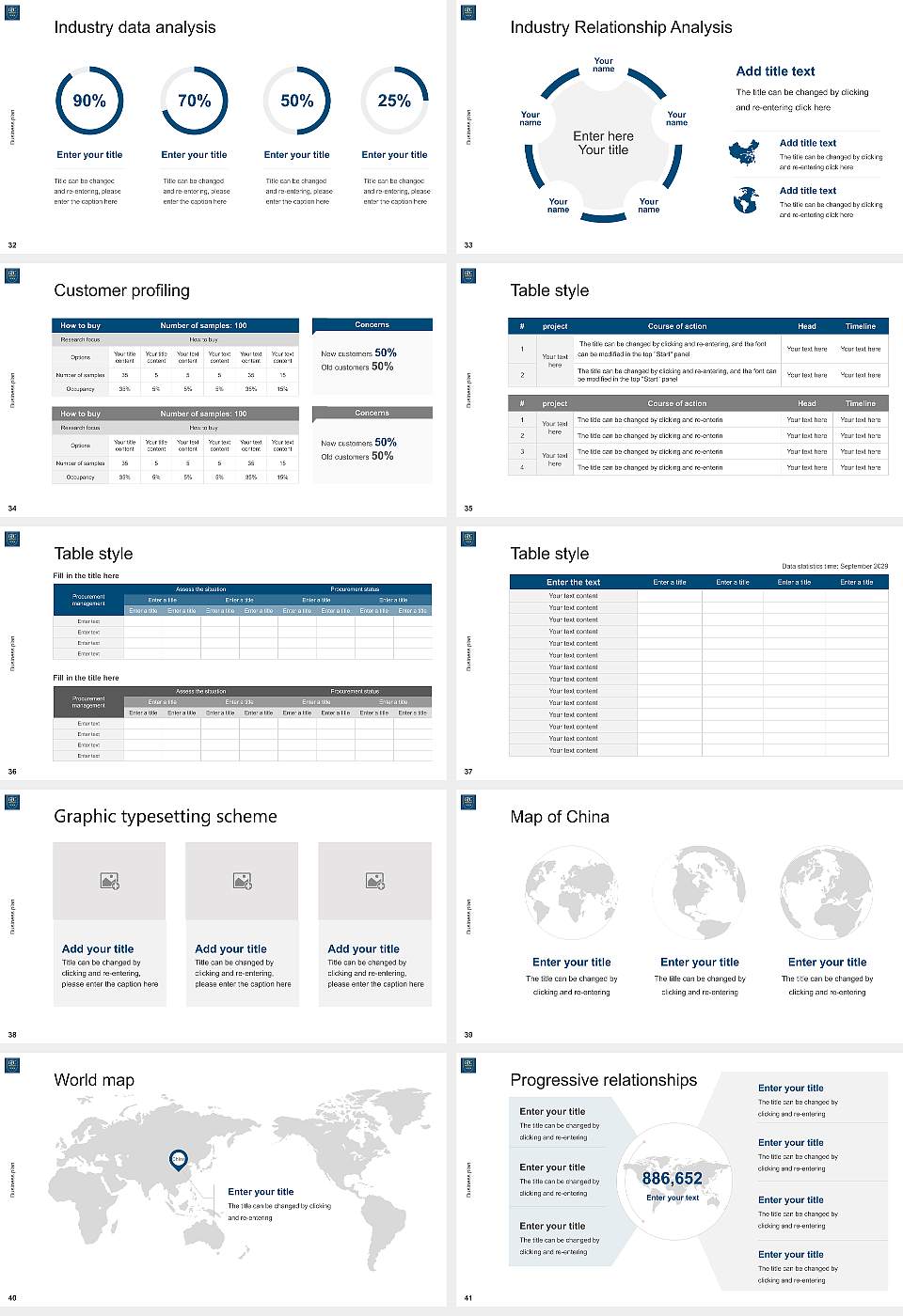 Goldey-Beacom College Competition/Entrepreneurship Contest PPT Template16:9 ratio PPT effect preview image5