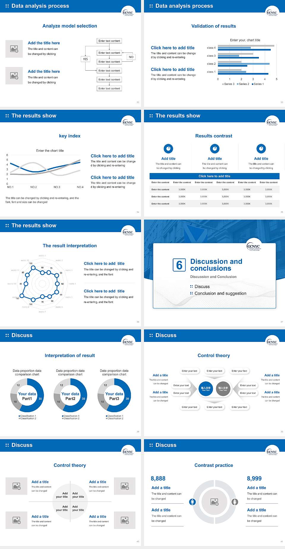 Glasgow Caledonian New York College Graduation Thesis Defense PPT Template4:3 ratio PPT effect preview image5
