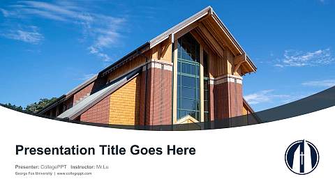 George Fox University Course/Courseware Creation PPT Template