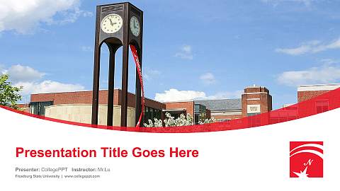 Frostburg State University Course/Courseware Creation PPT Template