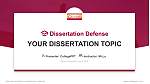 Gannon University Pertahanan Tesis Templat PPT