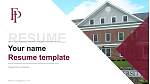Franklin Pierce University CV PPT-sjabloon