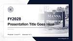Manna University学術PPTテンプレート