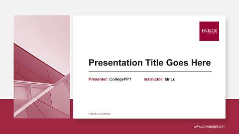 Friends University General Purpose PPT Template