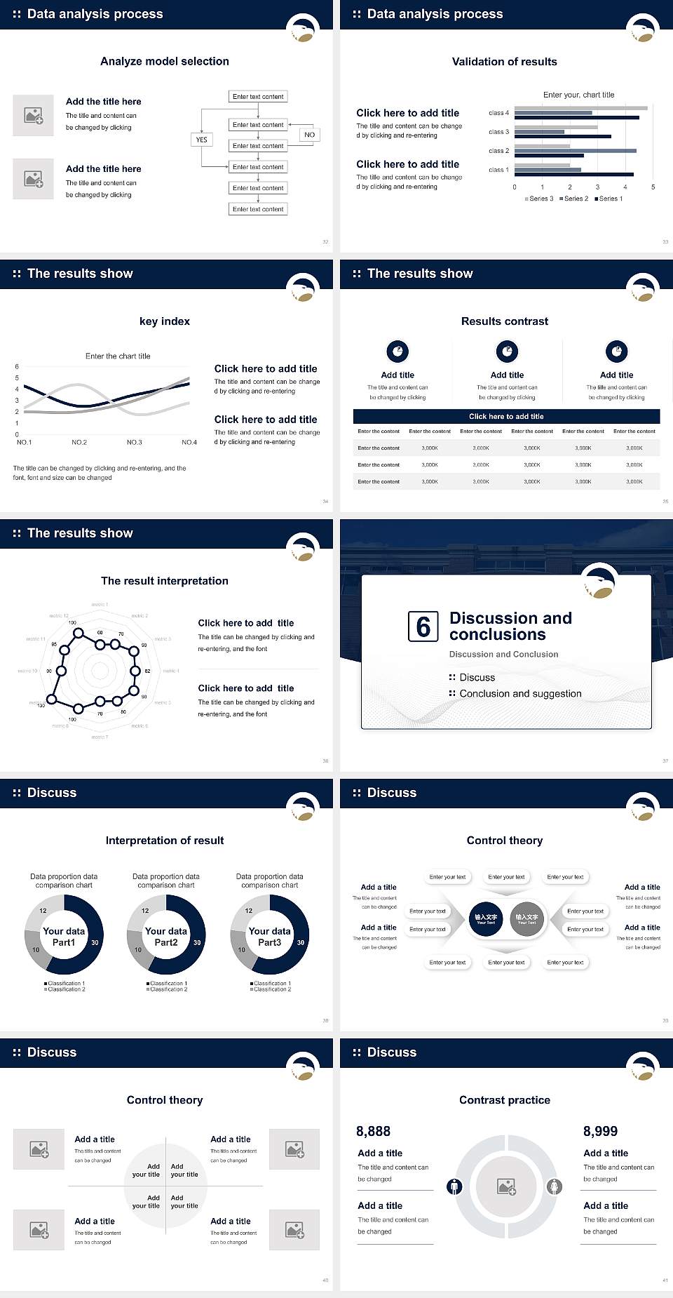 Georgia Southern University Graduation Thesis Defense PPT Template4:3 ratio PPT effect preview image5