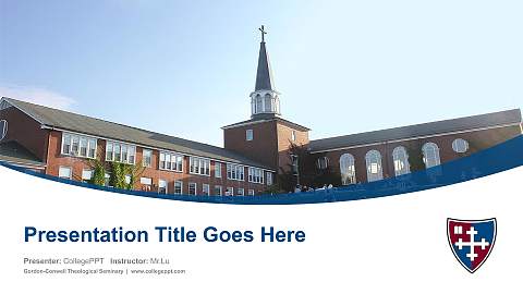 Gordon-Conwell Theological Seminary Course/Courseware Creation PPT Template