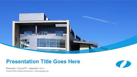 Franklin W Olin College of Engineering Course/Courseware Creation PPT Template