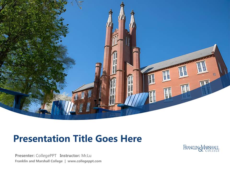 Franklin and Marshall College Course/Courseware Creation PPT Template4:3 ratio PPT effect preview image5