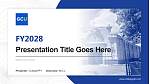 Georgian Court University Academisch PPT-sjabloon