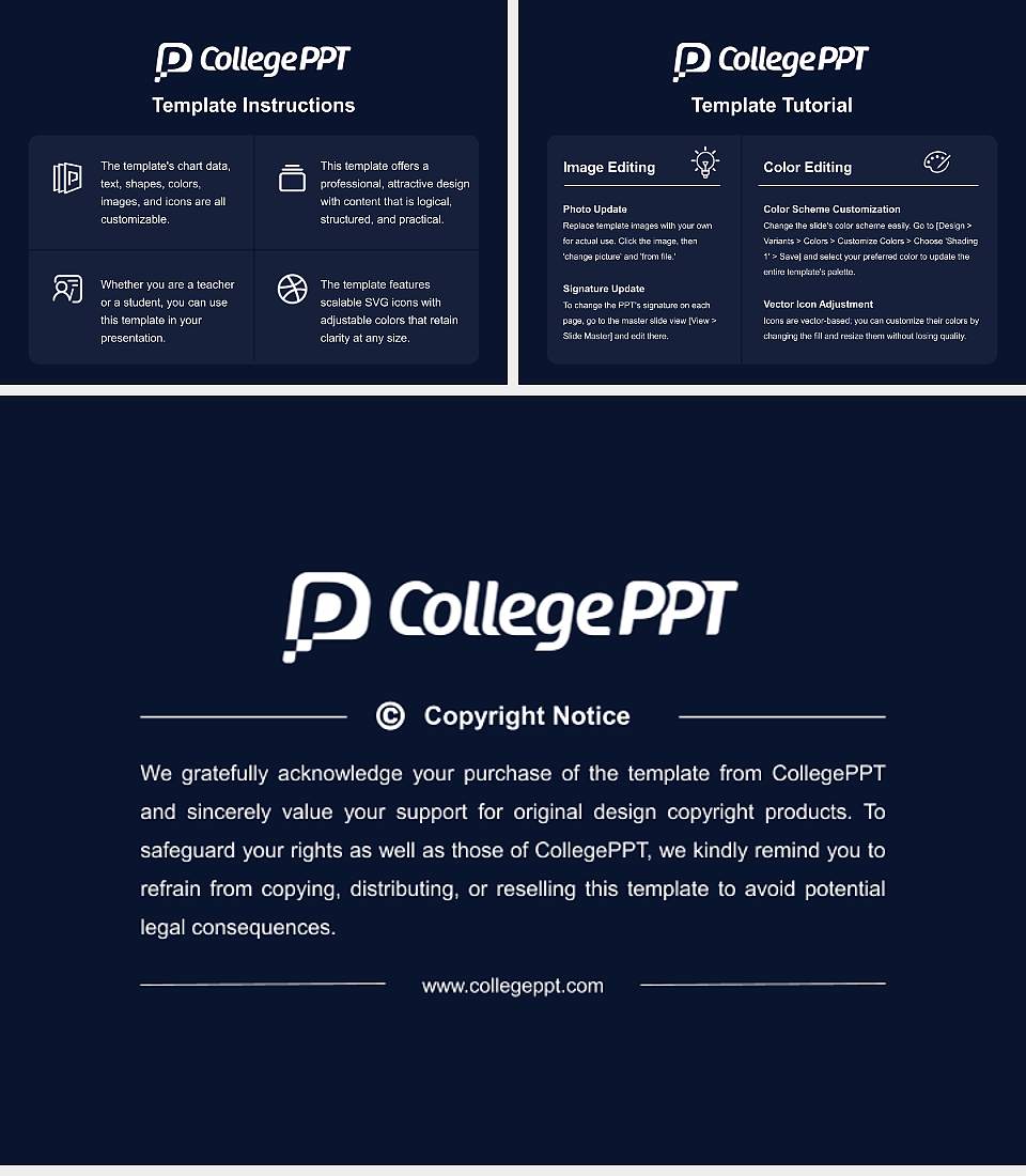 Manna University Course/Courseware Creation PPT Template4:3 ratio PPT effect preview image5