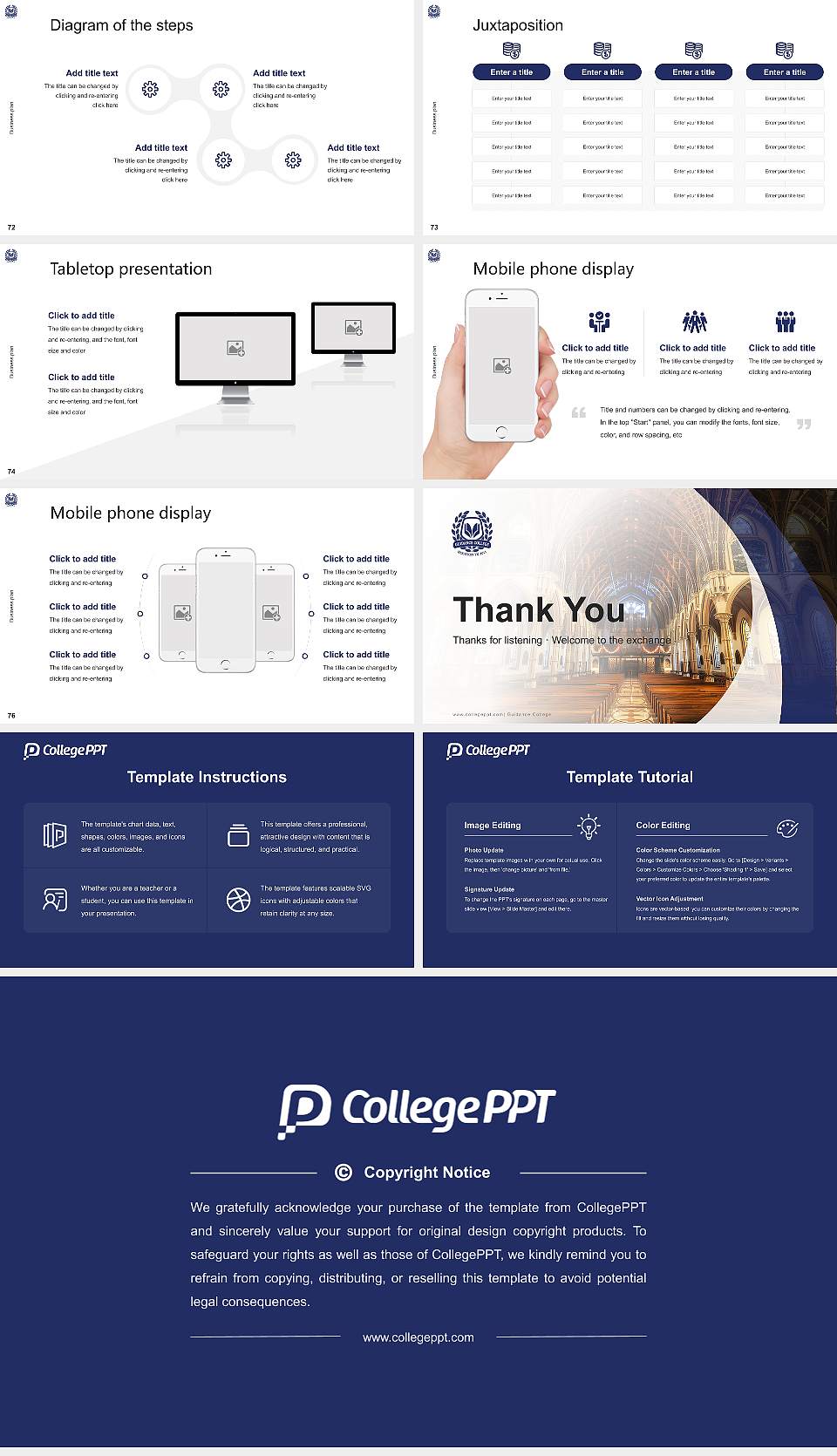 Guidance College Competition/Entrepreneurship Contest PPT Template16:9 ratio PPT effect preview image9