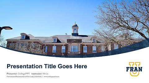 Franciscan Missionaries of Our Lady University Course/Courseware Creation PPT Template