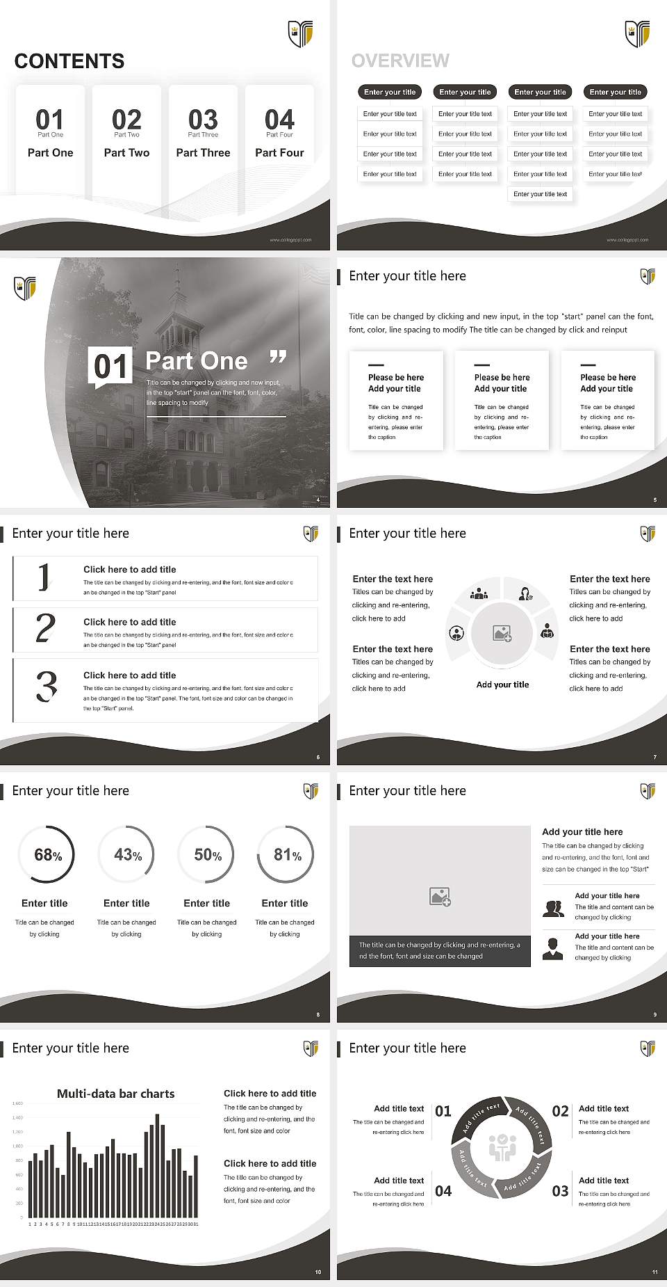 Geneva College Lecture Sharing and Networking Event PPT Template4:3 ratio PPT effect preview image2