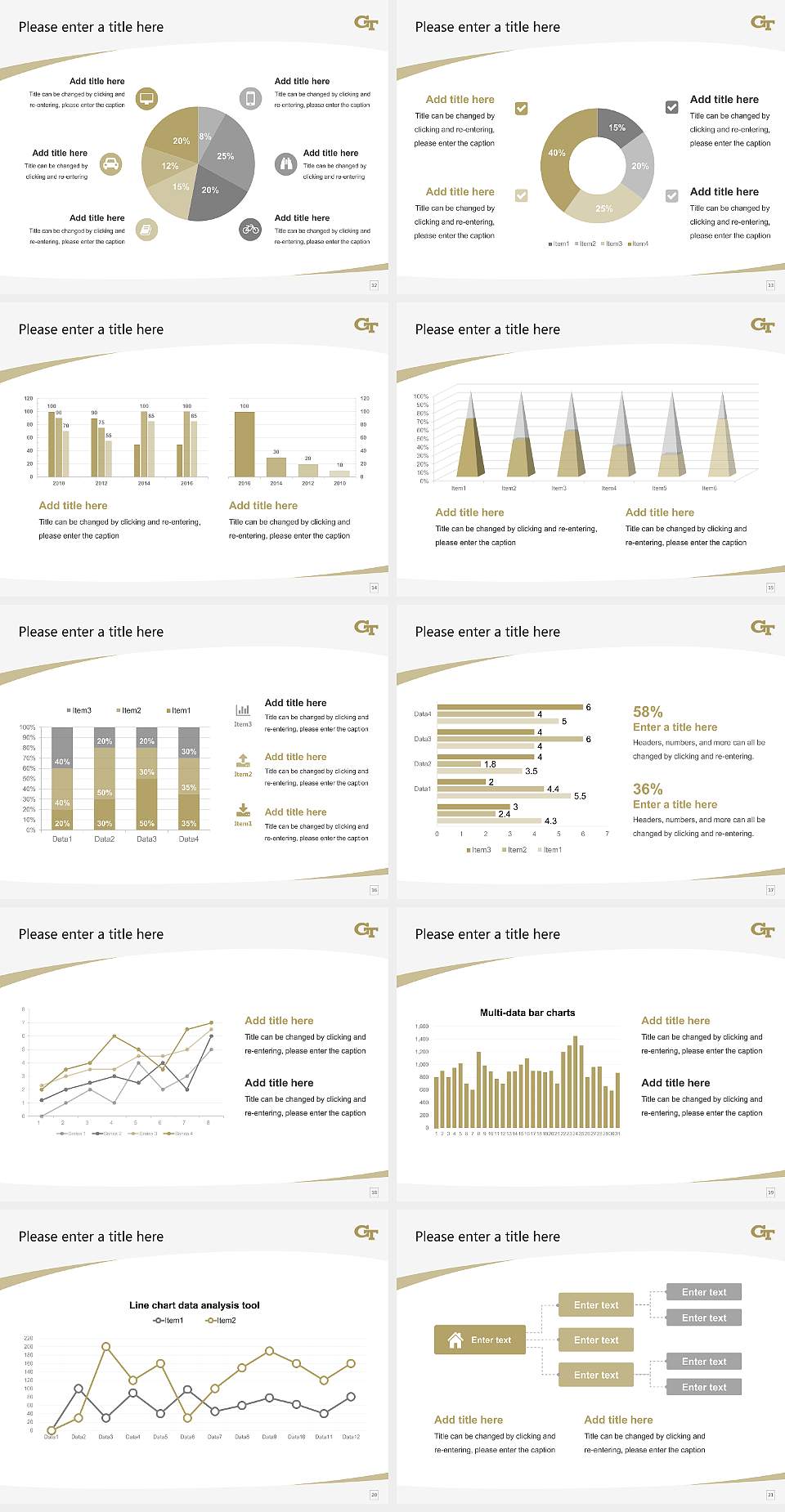 Georgia Institute of Technology-Main Campus Course/Courseware Creation PPT Template4:3 ratio PPT effect preview image3