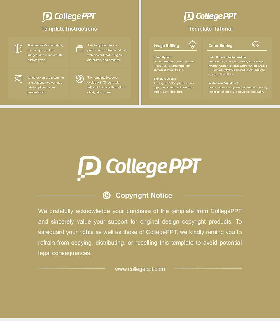 Georgia Institute of Technology-Main Campus Course/Courseware Creation PPT Template4:3 ratio PPT effect preview image5