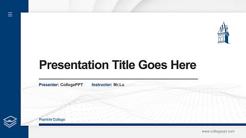 Franklin College Thesis Proposal/Graduation Defense PPT Template