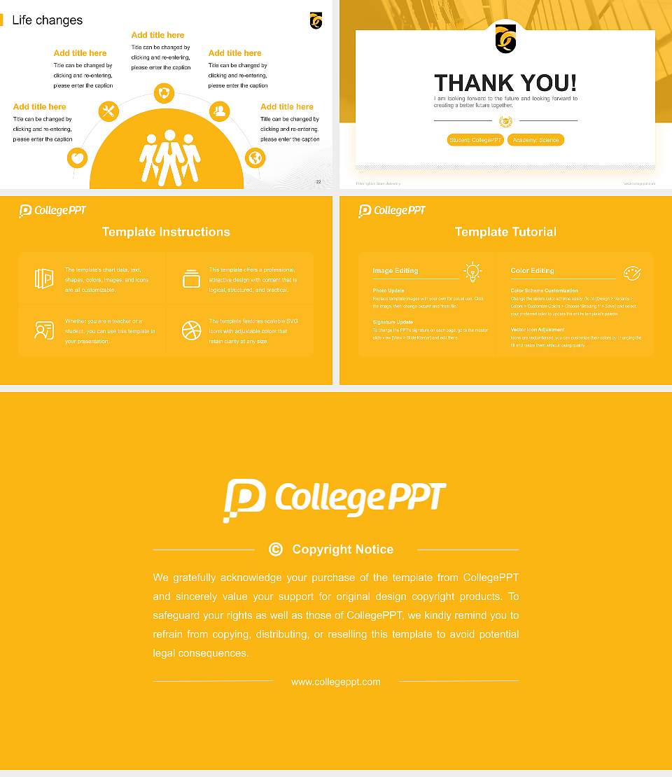 Framingham State University National Scholarship Defense PPT Template16:9 ratio PPT effect preview image4
