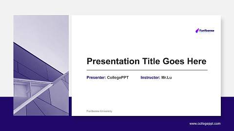 Fontbonne University General Purpose PPT Template