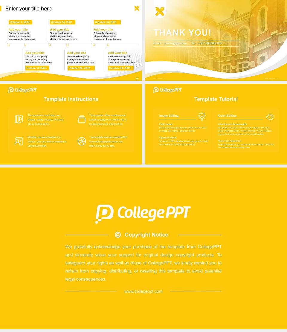 Keio University Lecture Sharing and Networking Event PPT Template16:9 ratio PPT effect preview image4
