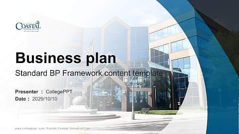 Florida Coastal School of Law Competition/Entrepreneurship Contest PPT Template