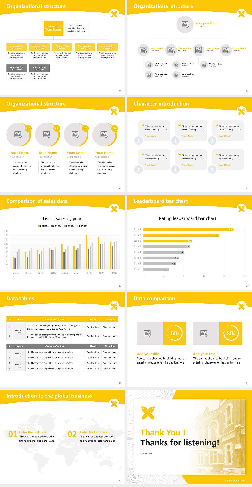 Keio University Academic Presentation/Research Findings Report PPT Template4:3 ratio PPT effect preview image4