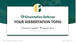 Fitchburg State University Graduation Thesis Defense PPT Template