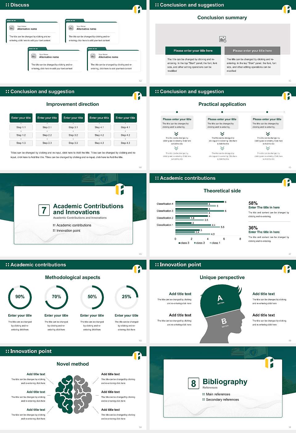 Fitchburg State University Graduation Thesis Defense PPT Template16:9 ratio PPT effect preview image6