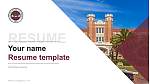 Florida State University Resume PPT Template
