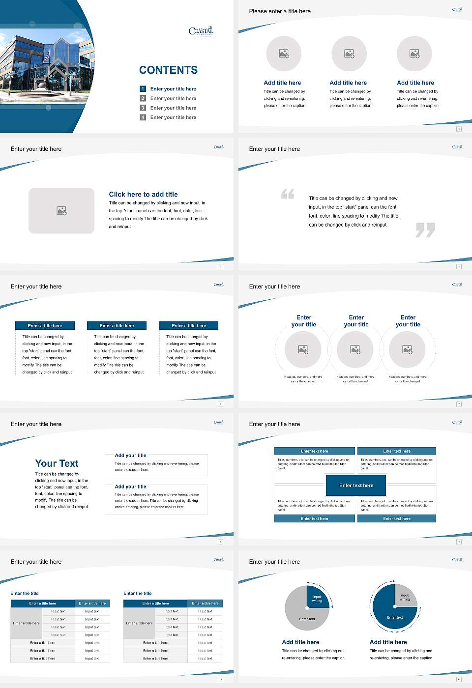 Florida Coastal School of Law Course/Courseware Creation PPT Template16:9 ratio PPT effect preview image2
