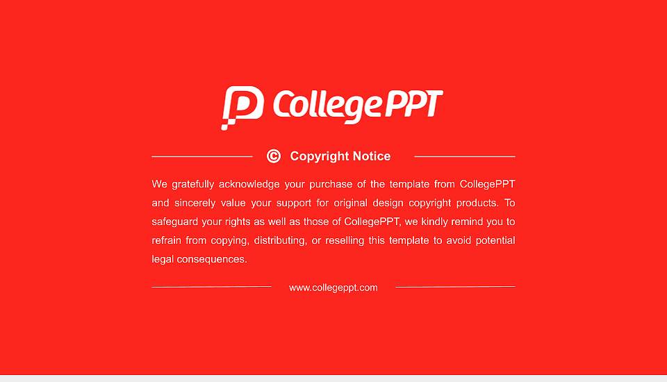 Five Branches University General Purpose PPT Template16:9 ratio PPT effect preview image6