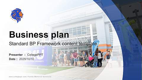 Florida Memorial University Competition/Entrepreneurship Contest PPT Template