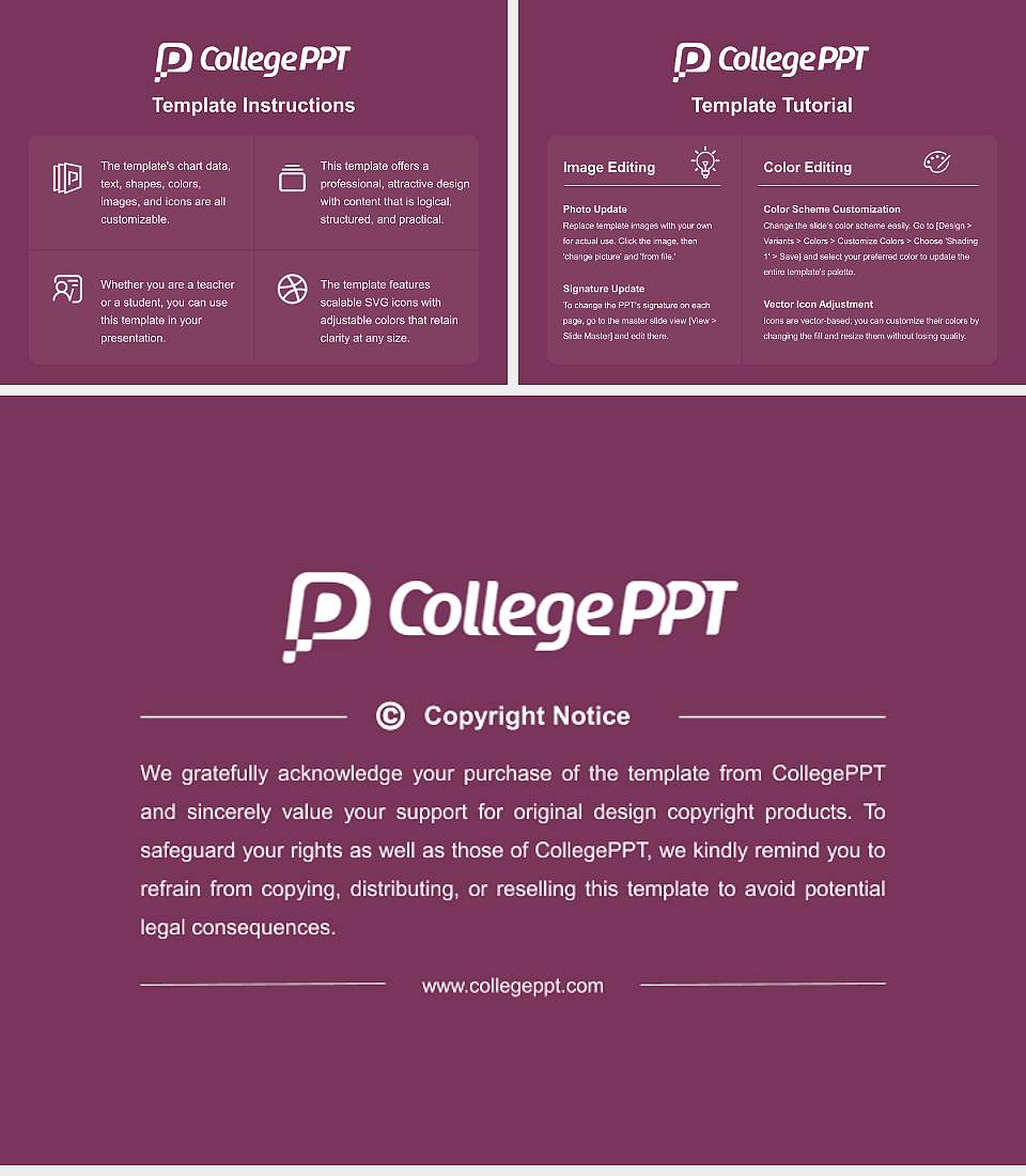 Kawamura Gakuen Woman’s University Course/Courseware Creation PPT Template4:3 ratio PPT effect preview image5