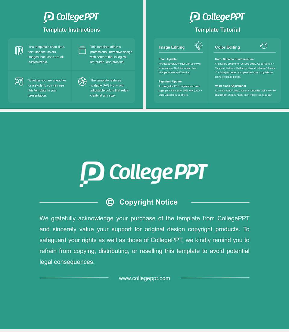 Koriyama Women’s University Course/Courseware Creation PPT Template4:3 ratio PPT effect preview image5
