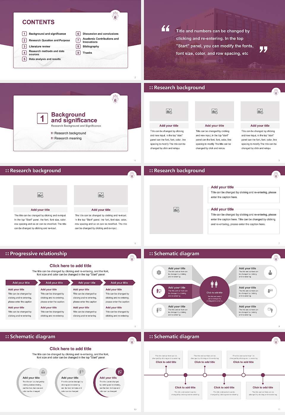 Kawamura Gakuen Woman’s University Graduation Thesis Defense PPT Template16:9 ratio PPT effect preview image2