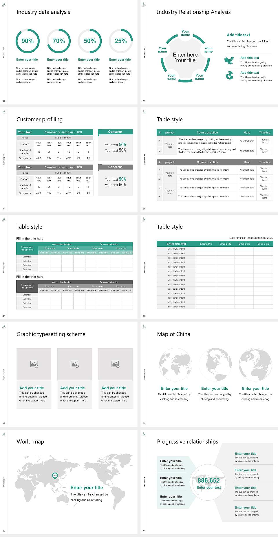 Koriyama Women’s University Competition/Entrepreneurship Contest PPT Template4:3 ratio PPT effect preview image5