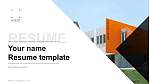Kobe Design University CV PPT-sjabloon
