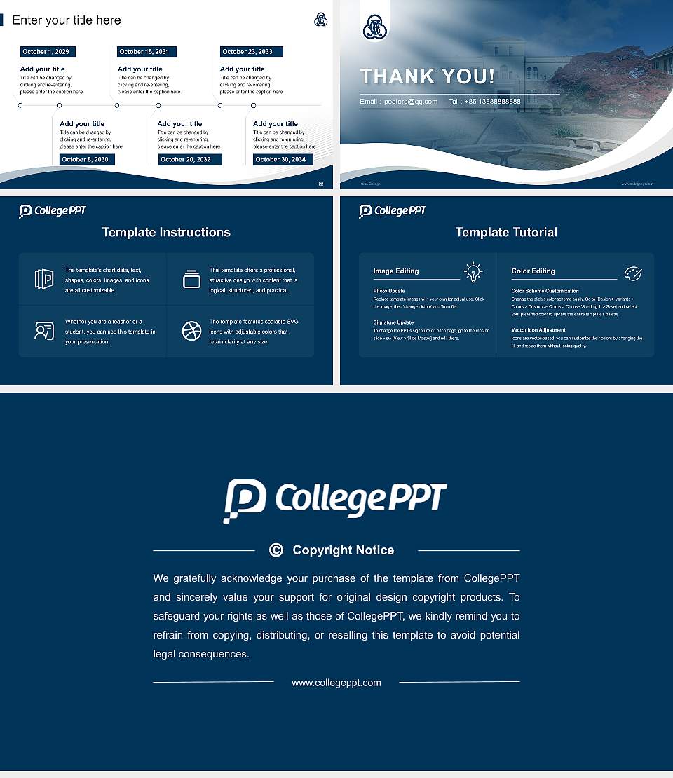 Kobe College Lecture Sharing and Networking Event PPT Template16:9 ratio PPT effect preview image4