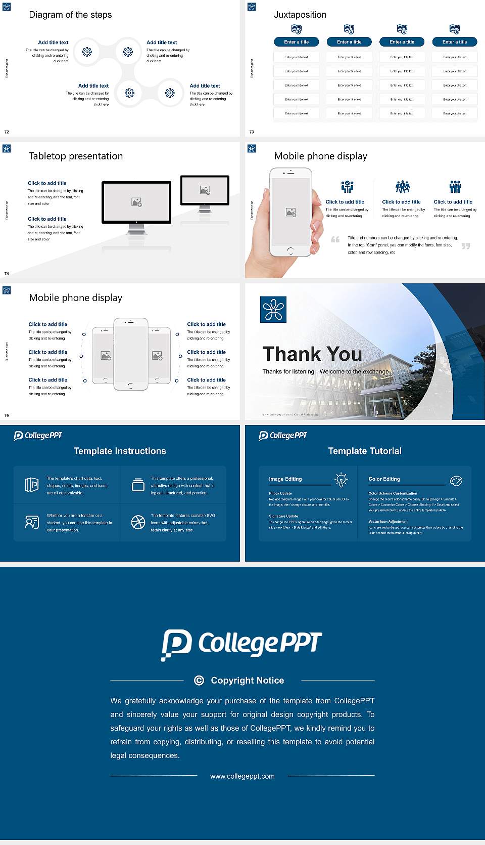 Kindai University Competition/Entrepreneurship Contest PPT Template16:9 ratio PPT effect preview image9