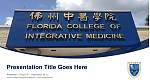 Florida College of Integrative Medicine Course/Courseware Creation PPT Template