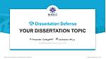 Kobe Pharmaceutical University Graduation Thesis Defense PPT Template