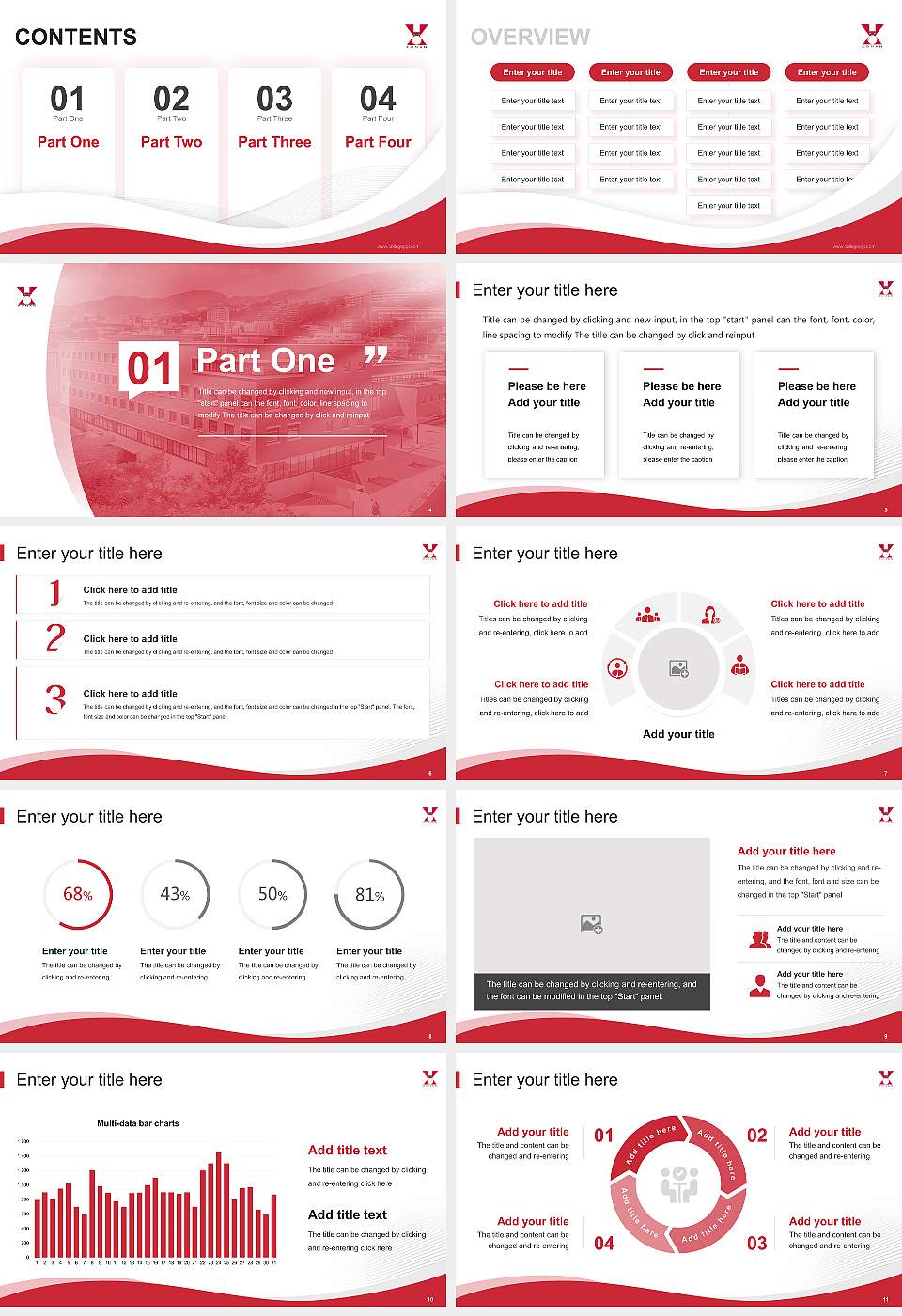 Konan University Lecture Sharing and Networking Event PPT Template16:9 ratio PPT effect preview image2